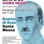 106° anniversario morte Guido Negri